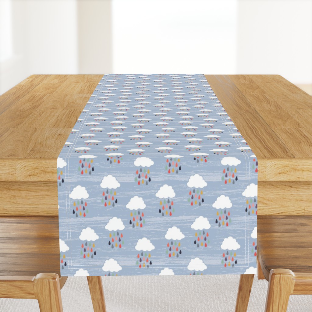 Happy Raindrops blue by DEINKI (medium scale)