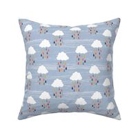 Happy Raindrops blue by DEINKI (medium scale)