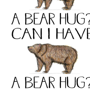 Can I Have A Bear Hug?