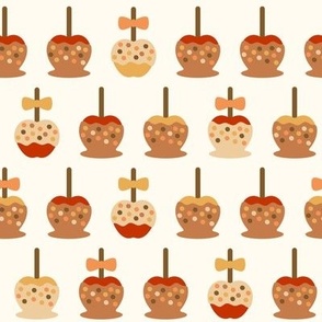 Cute Caramel Apples: Red & Yellow (Small Scale)