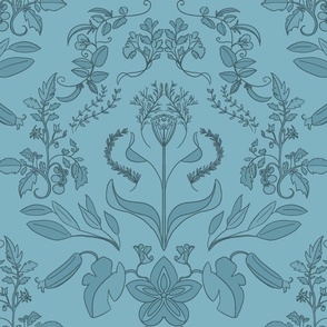 Bolting Damask Borage