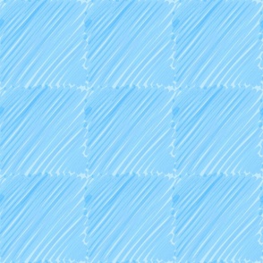 Light Blue Watercolor Zig Zag Medium Right