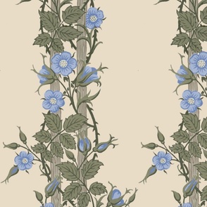 Rambler ~ The William Morris Collection ~ Custom Periwinkle ~ Large