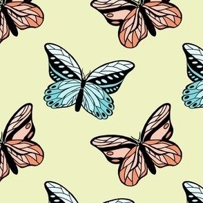 Pastel Butterflies