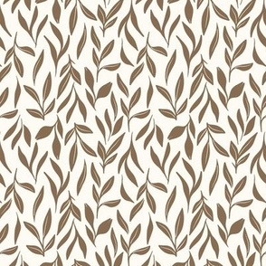 woodlands leaf - Medium Light Brown