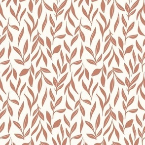 woodlands leaf - Medium Light Dusty Pink