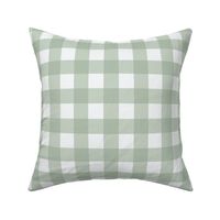 Sage Green Gingham / Large / sage gingham wallpaper, gender neutral gingham