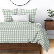 Sage Green Gingham / Large / sage gingham wallpaper, gender neutral gingham