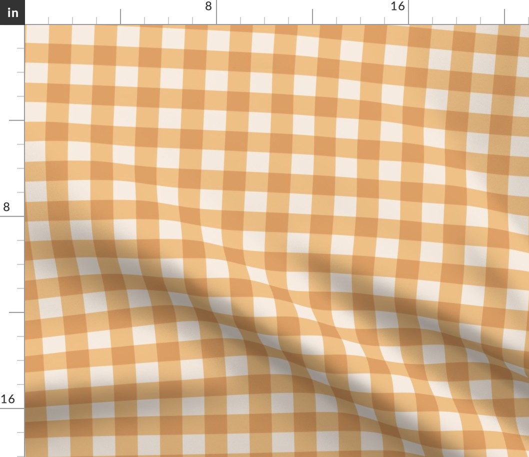 Mustard Gingham - Medium