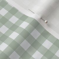 Sage Gingham - Small, gender neutral gingham