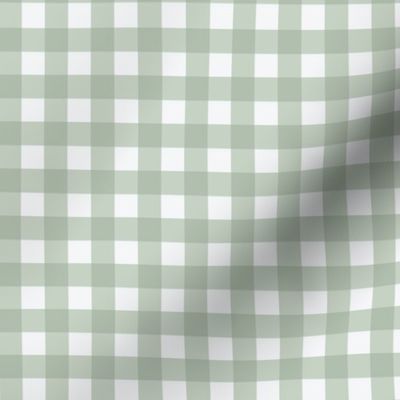 Sage Gingham - Small, gender neutral gingham