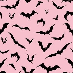 bat print (pastel pink)