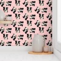 Dog Bones Border Collie - Design Pink