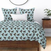 Dog Bones Chihuahua - Design  Blue