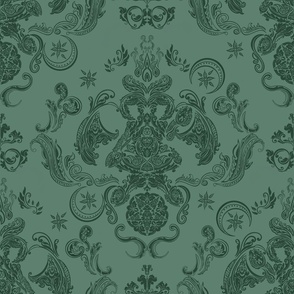 As Above So Below Damask Absinthe