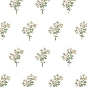 Taupe Floral Cottagecore