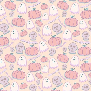 Halloween in pastels