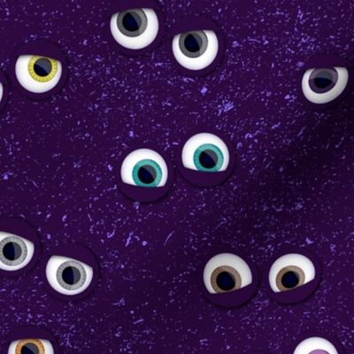 Eyes in the Dark Purple