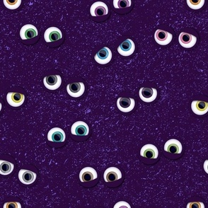 Eyes in the Dark Purple