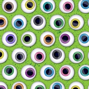 Eyeballs on green by artfulfreddy