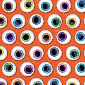 Eyeballs on orange by artfulfreddy