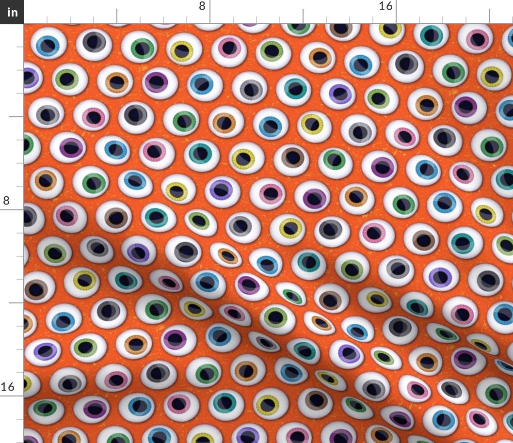 Eyeballs on orange by artfulfreddy