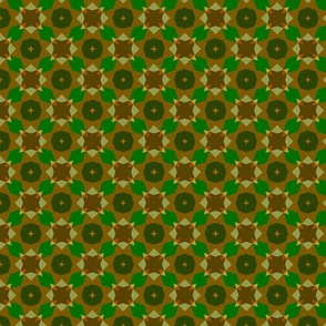Abstract pattern in green and brown