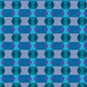 Abstract pattern in blue