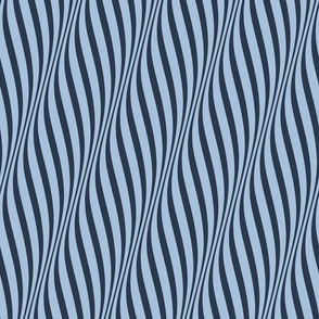 op-art waves  blue