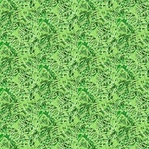 Frosty Green Swirls on Mystic Forest Green