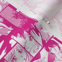  Shoujo Manga Pink 1/2 Size