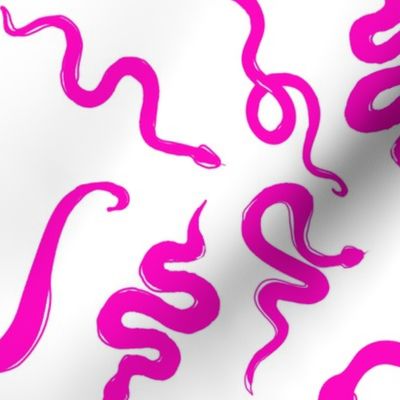 Garden Snakes // Bright Pink