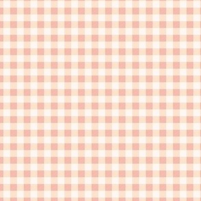 Gingham - Salmon