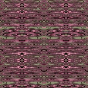 DSC24 - Small - Surreal Dreams in  Pink and Rustic Olive