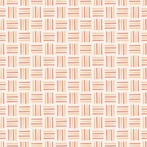 Playful lines in orange and beige  ©designsbyroochita