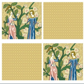 The Lover's Tree Purse Panel