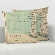 1790 map of France, XL (48" wide)