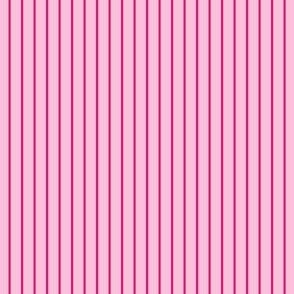 Pinstripe Dreams: Light Pink & Hot Pink (1/4 in spacing)