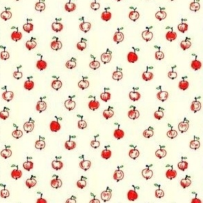 A few apples - red