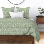 eucalyptus bear green linen