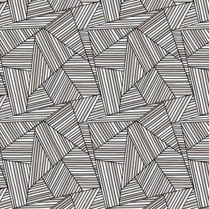 Terrains Geometric in black brown - small ©designsbyroochita