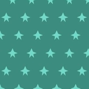 Green stars on a green background