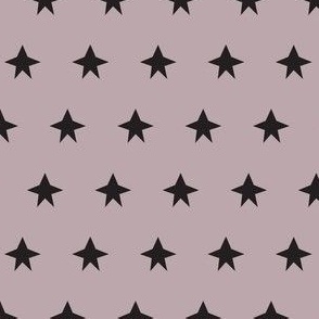 Black stars on pink background