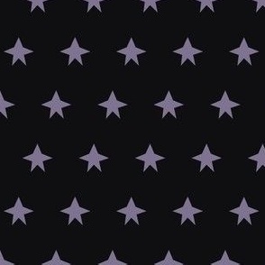 Purple stars on a black background