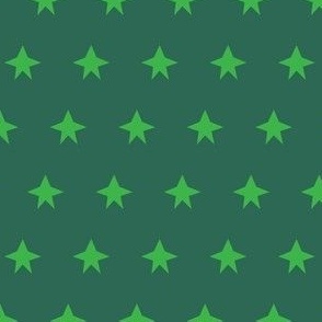Green stars on green background