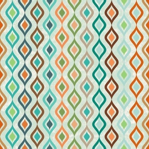 Bigger Scale Ikat Ogee Woodland Friends Coordinate Forest Friends Tribal Aztec