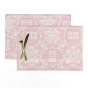 Boho Tiles - Light Pink / Large