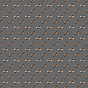 Grey and Topaz Geometric -  Small