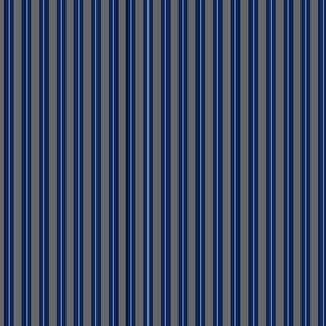 Grey and Sapphire Stripe 2 - Medium