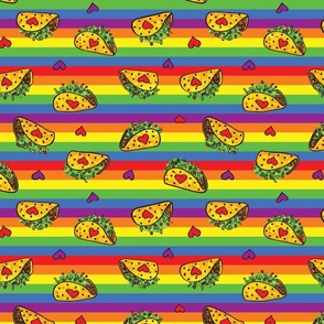 Rainbow tacos
